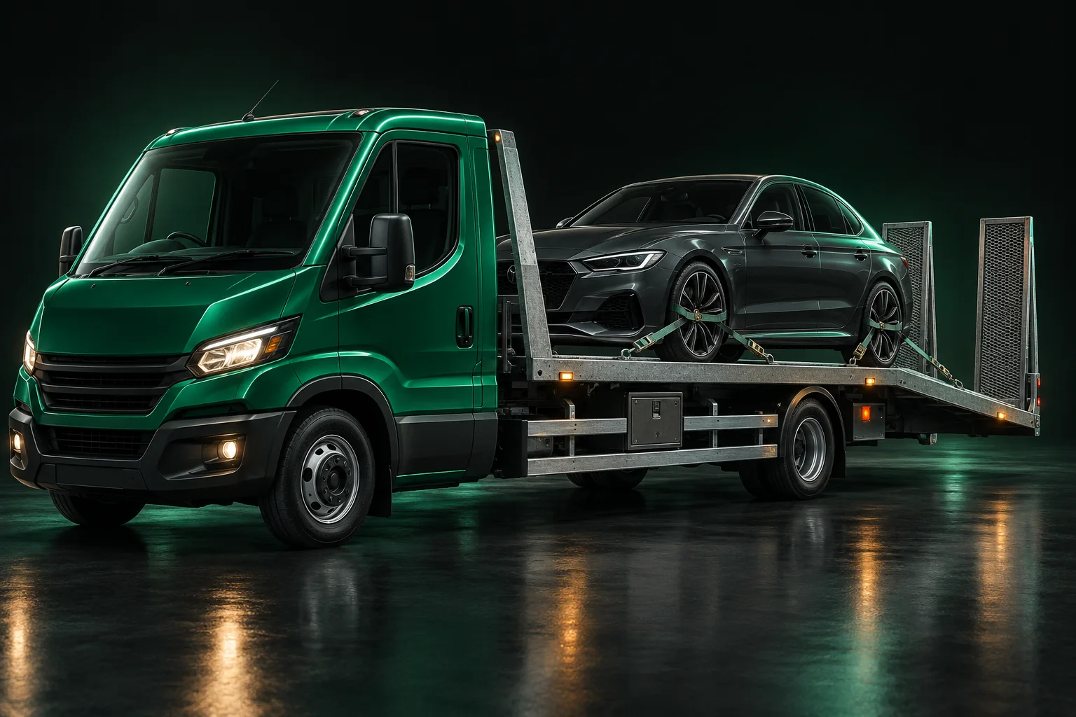 Illustration: Car transporter